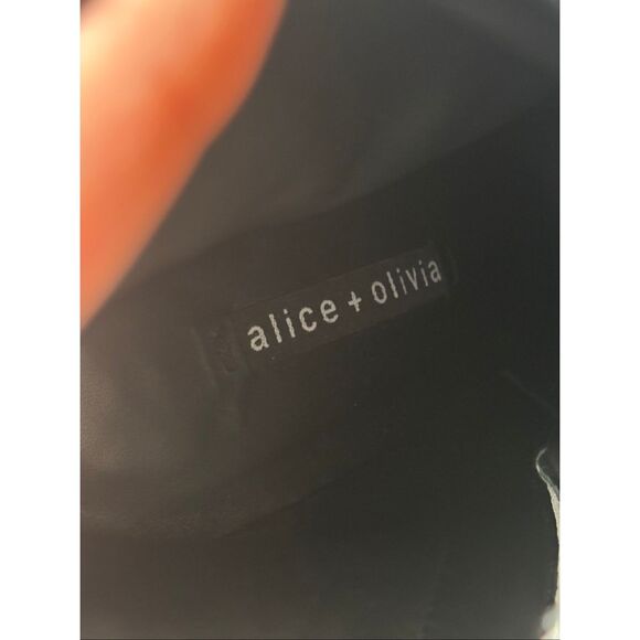 ALICE AND OLIVIA Celyn Sequined Ankle Booties In Silver, $595 Sz 9.5 - Picture 8 of 11